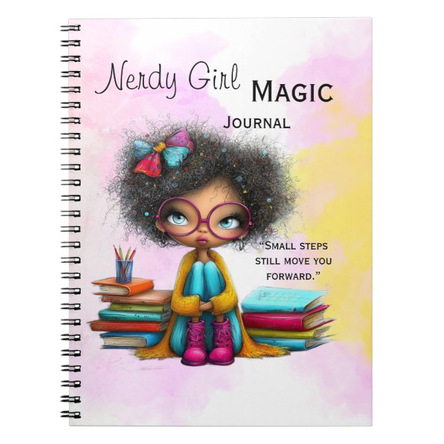 Smart Girl Motivational Notebook (Front)