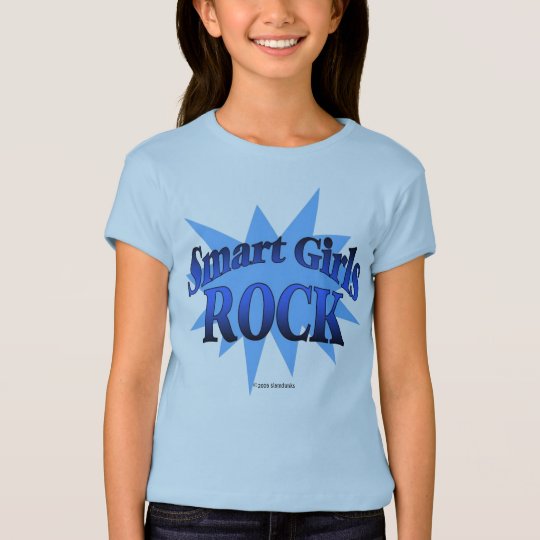 Smart girls Rock - blue shirt
