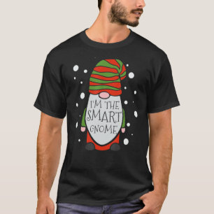 Smart Gnome  Matching Family Group  Funny Christma T-Shirt