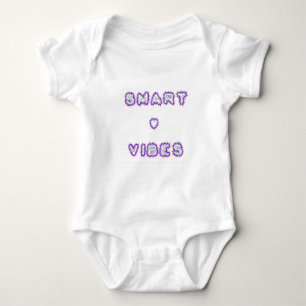Smart good vibes baby bodysuit