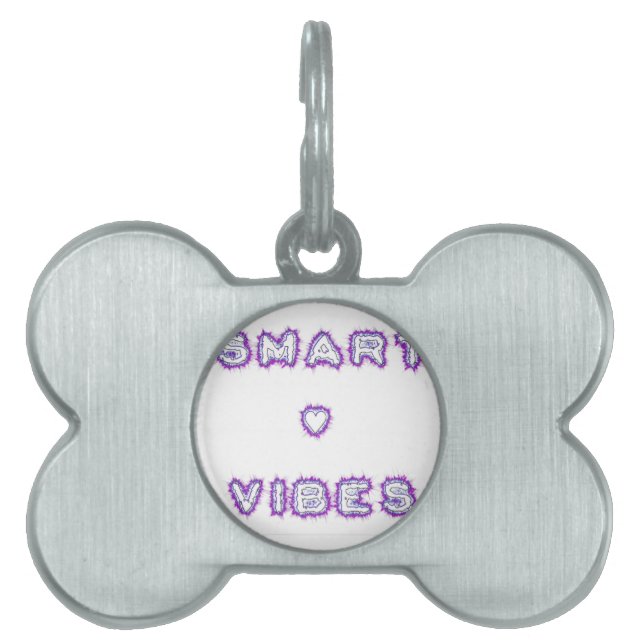 Smart good vibes pet tag (Front)