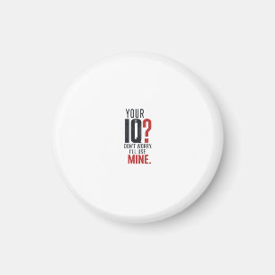 Smart IQ Sarcastic Typography Magnet