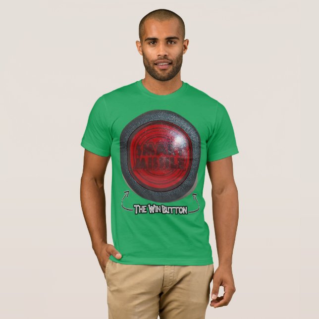 Smart Missile The Win Button T-Shirt (Front Full)