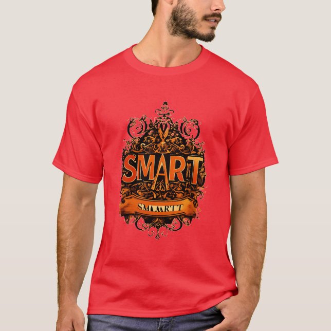 SMART: Modern Lettering T-Shirt Design (Front)