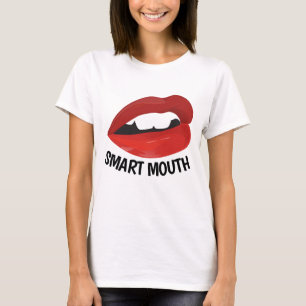 SMART MOUTH Ladies Funny T-shirts