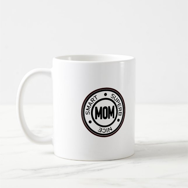 Smart Nice Mum Superb Coffee Mug (Left)