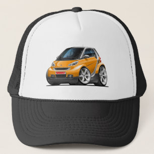 Smart Orange Car Trucker Hat