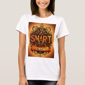 Smart orange print tshirt for women