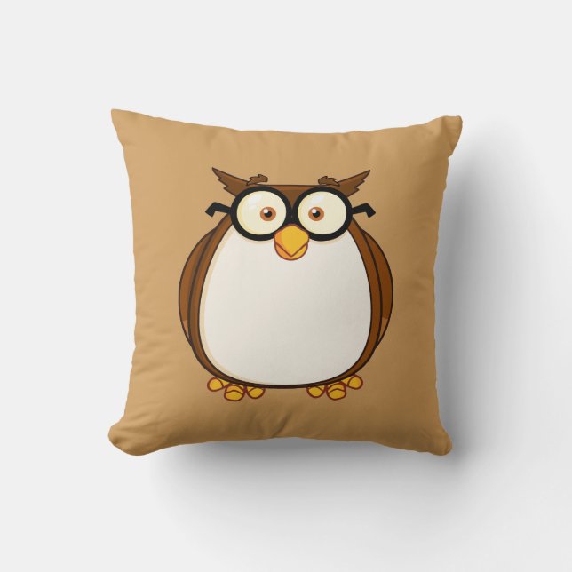 Smart Owl Cushion (Front)