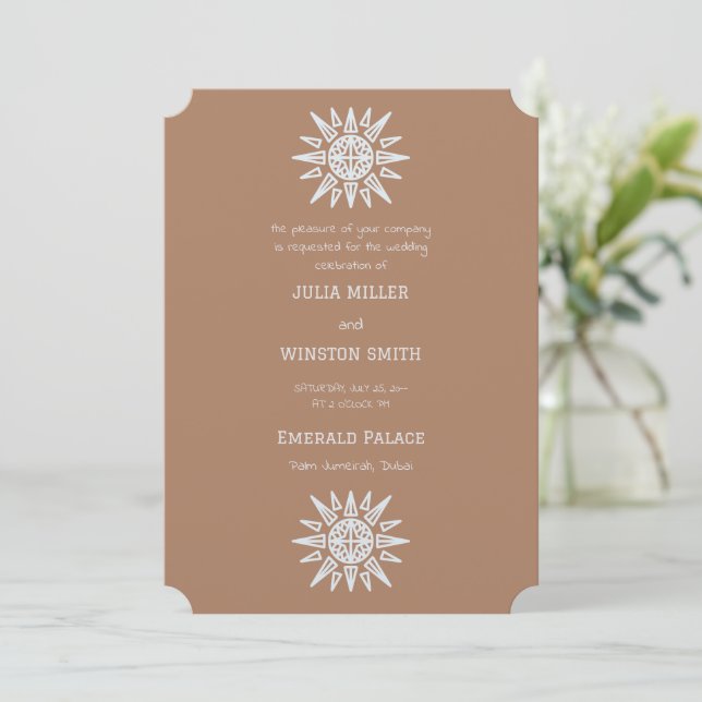 Smart Party Wedding Invitation Card (Standing Front)
