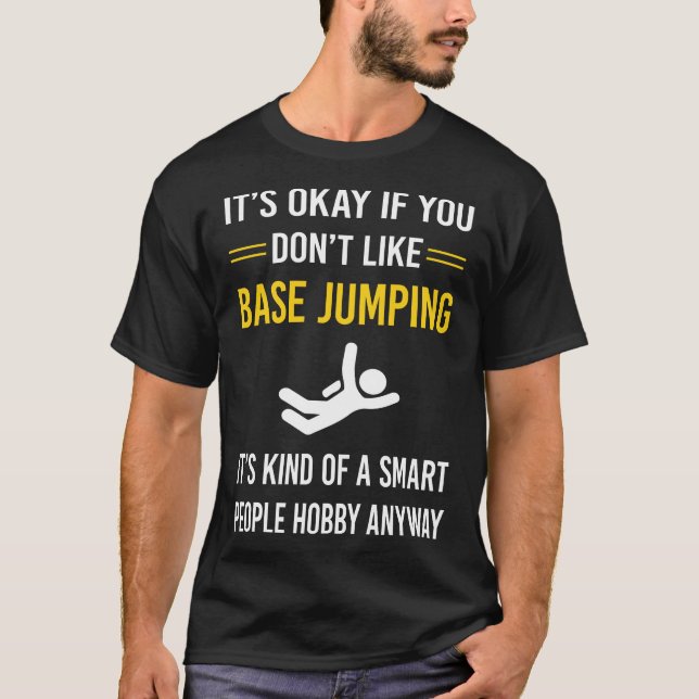 Smart People Base Jumping T-Shirt (Front)