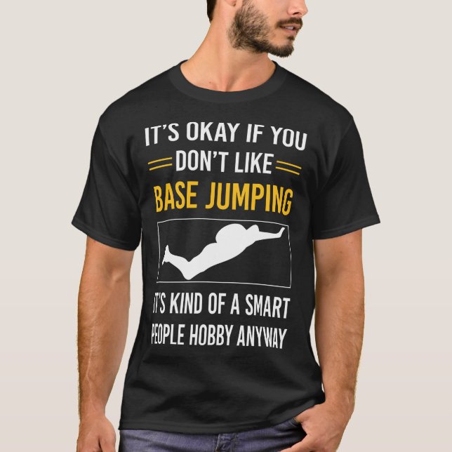 Smart People Base Jumping T-Shirt (Front)