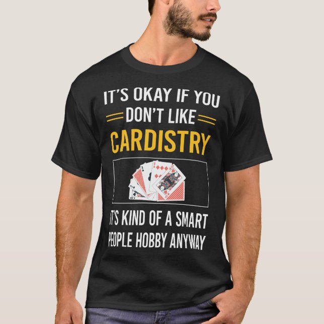 Smart People Cardistry Cardist T-Shirt (Front)