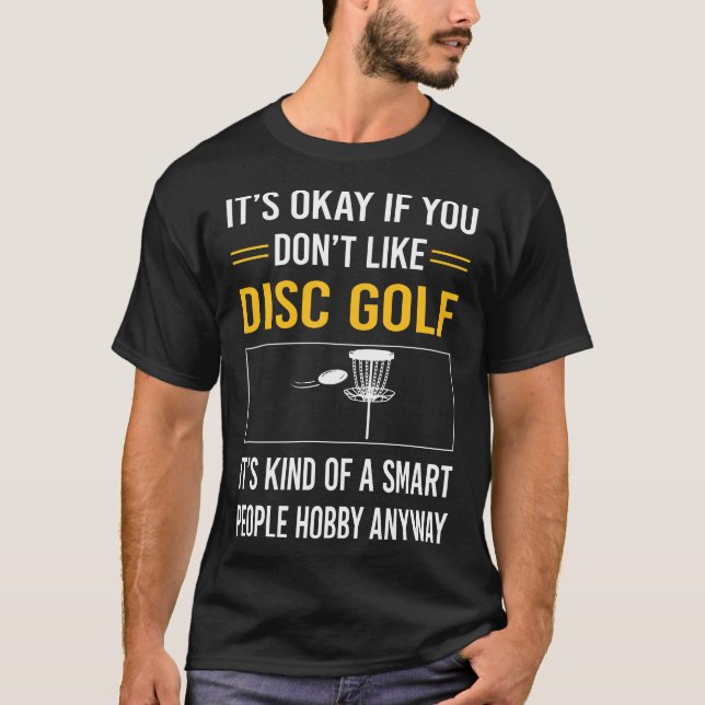 Smart People Disc Golf T-Shirt (Front)