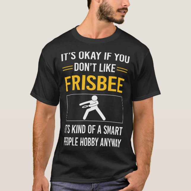 Smart People Frisbee T-Shirt (Front)