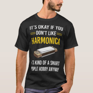 Smart People Harmonica Mouth Organ T-Shirt