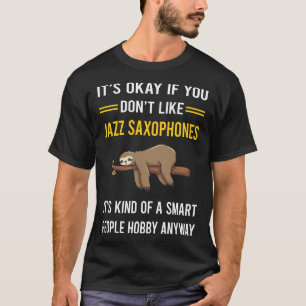 Smart People Jazz Saxophone Saxophonist T-Shirt