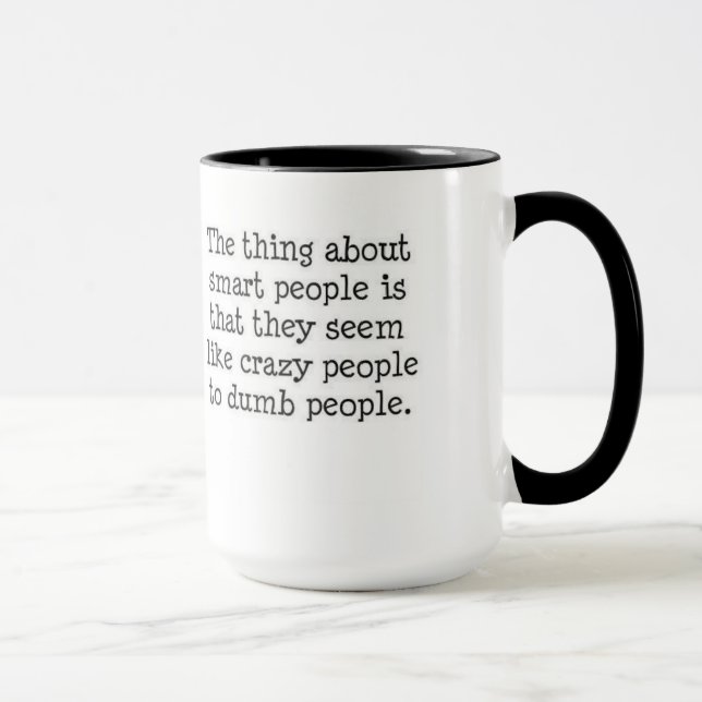 Smart People Mug (Right)