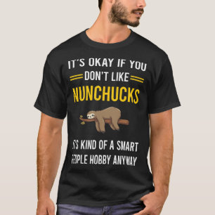 Smart People Nunchuck Nunchaku T-Shirt