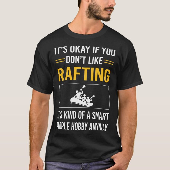 Smart People Rafting T-Shirt (Front)