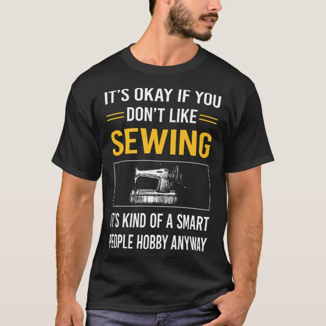 Smart People Sewing T-Shirt (Front)