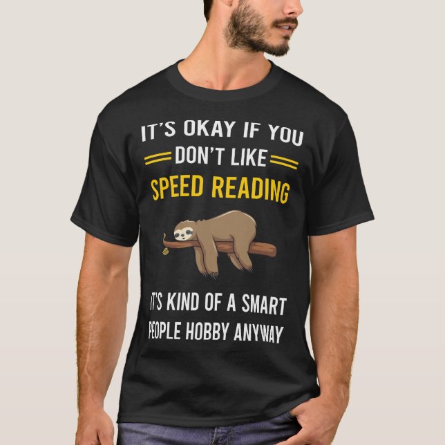 Smart People Speed Reading T-Shirt (Front)