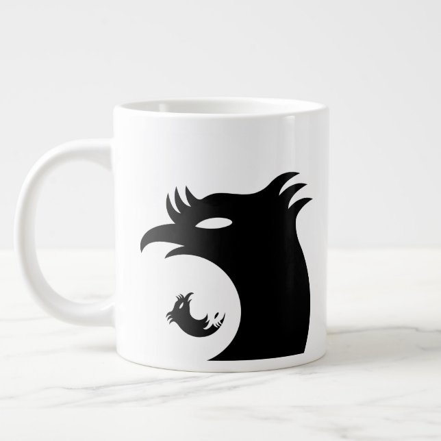Smart Phoenix Large Coffee Mug (Left)