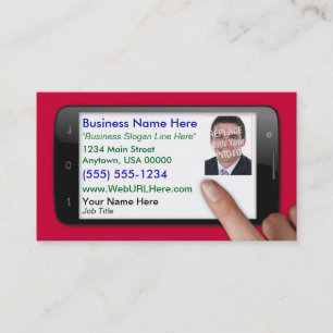 Smart Phone / Search Engine Style Business Card