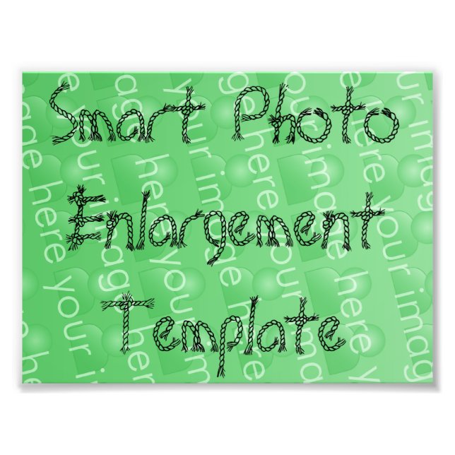 Smart Photo Enlargement Template Print (Front)