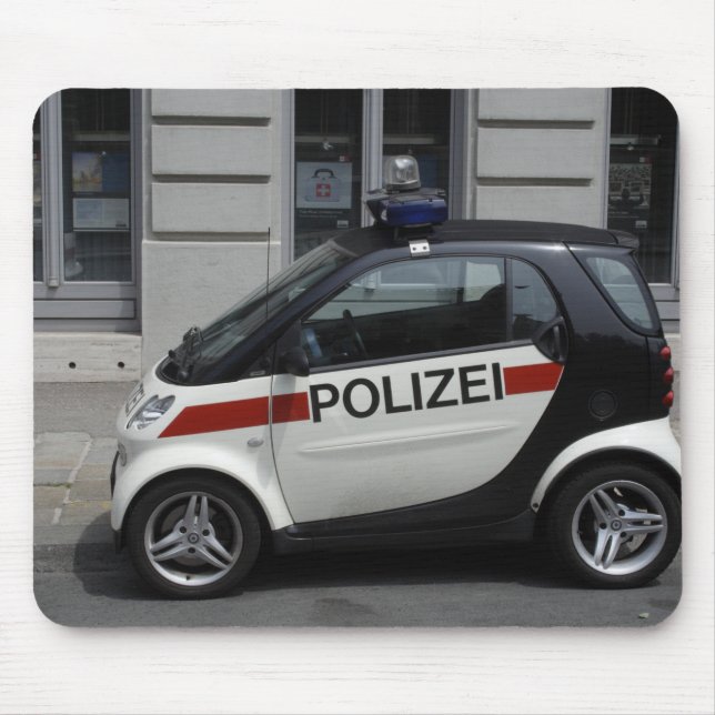 smart police car mouse mat (Front)