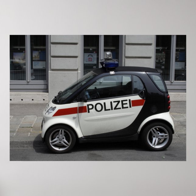 smart police car poster (Front)