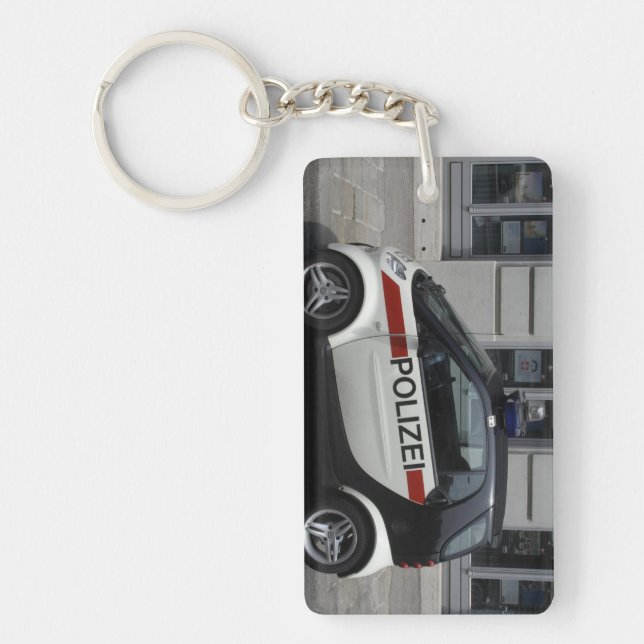 Smart Polizei Auto Key Ring (Front)