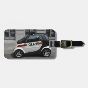Smart Polizei Auto Luggage Tag