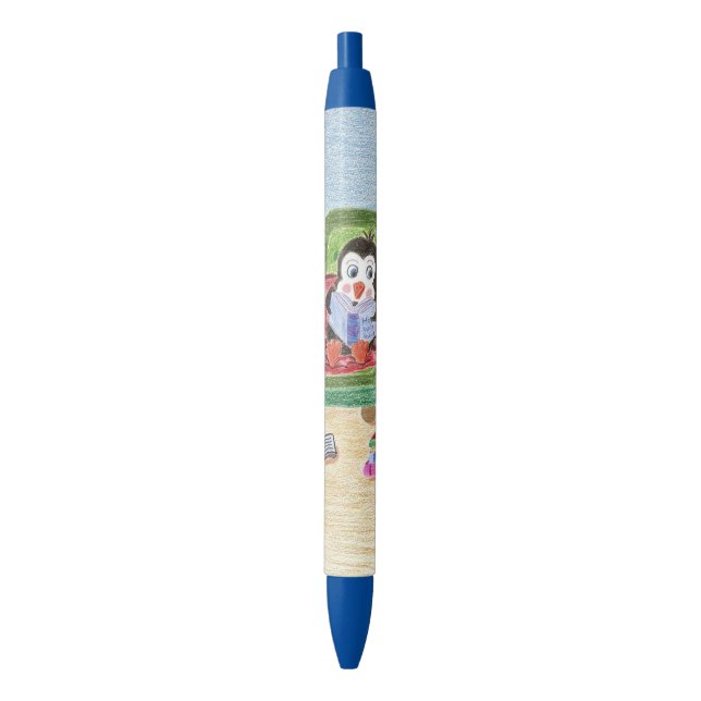 Smart reading penguin custom pen (Front Vertical)