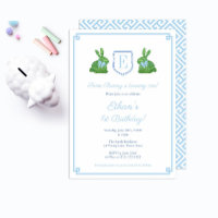 Smart Some Bunny Is One Boy 1st Birthday Party