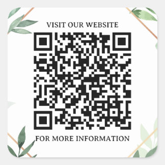 Smart Square: Business QR Code Sticker