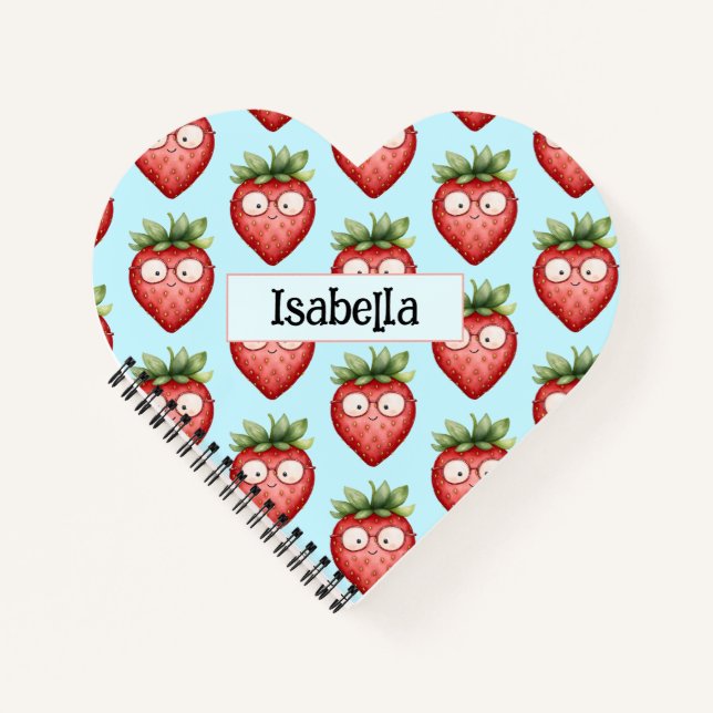 Smart Strawberry  Notebook (Front)