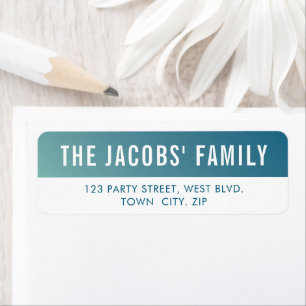 SMART stylish modern ombre mint blue gradient