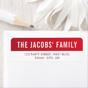 SMART stylish modern ombre red burgundy gradient