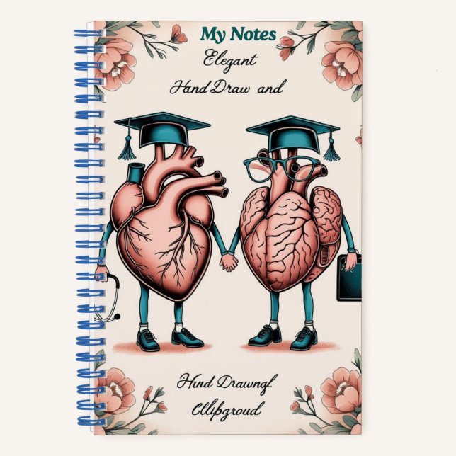Smart & Sweet: Anatomy Study Notebook (Front)