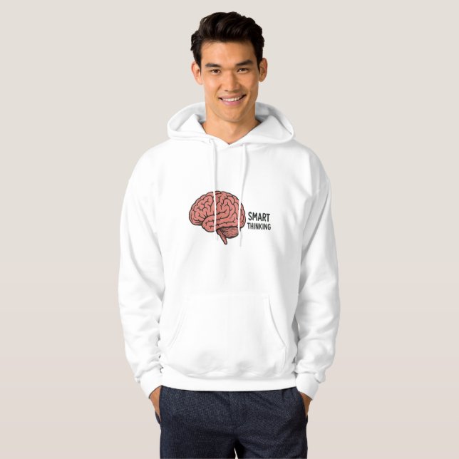 Smart Thinking The Power of the Brain Hoodie (Front Full)