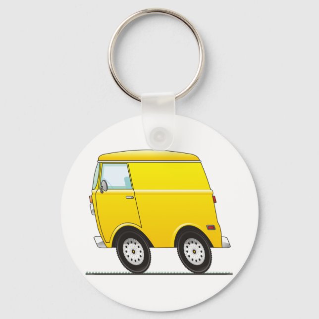 Smart Van Yellow Key Ring (Front)