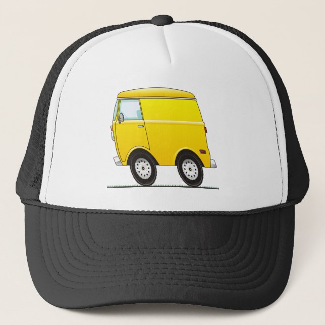 Smart Van Yellow Trucker Hat (Front)