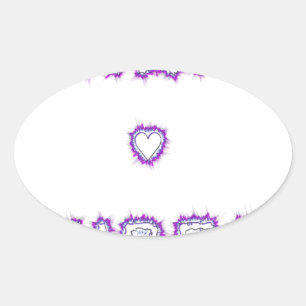 Smart Vibes Quote Text Art Design Oval Sticker