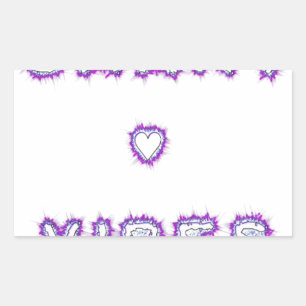 Smart Vibes Quote Text Art Design Rectangular Sticker