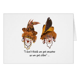 Smart Whimsical Ladies Card