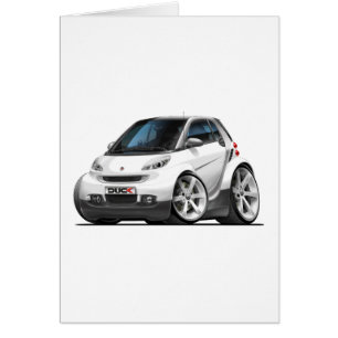 Smart White Car