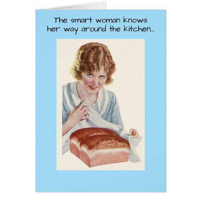 Smart Woman Birthday Celebration Retro Funny Humou (Front)