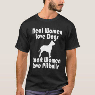 Smart Women Love Pitbulls T-Shirt