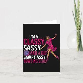 Smart Y Bowling Girl For Cly Bowler Bowling Women  Card